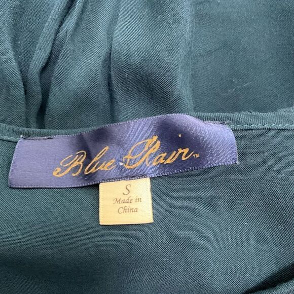 FRANCESCA’S Blue Rain Boho Embroidered Dress - Picture 4 of 5